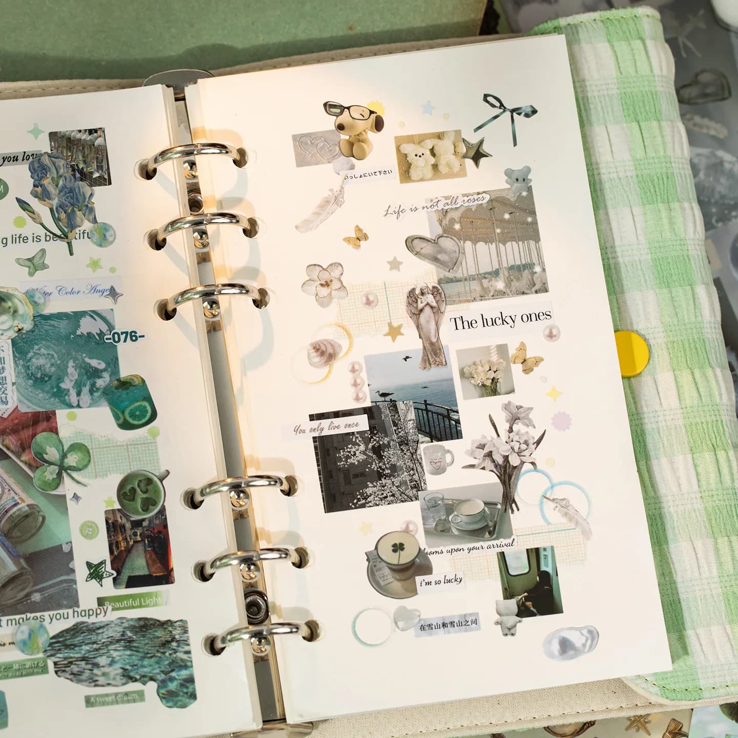 NestBliss 30sheets Retro Japanese Sticker Book Mirror thumbnail 3
